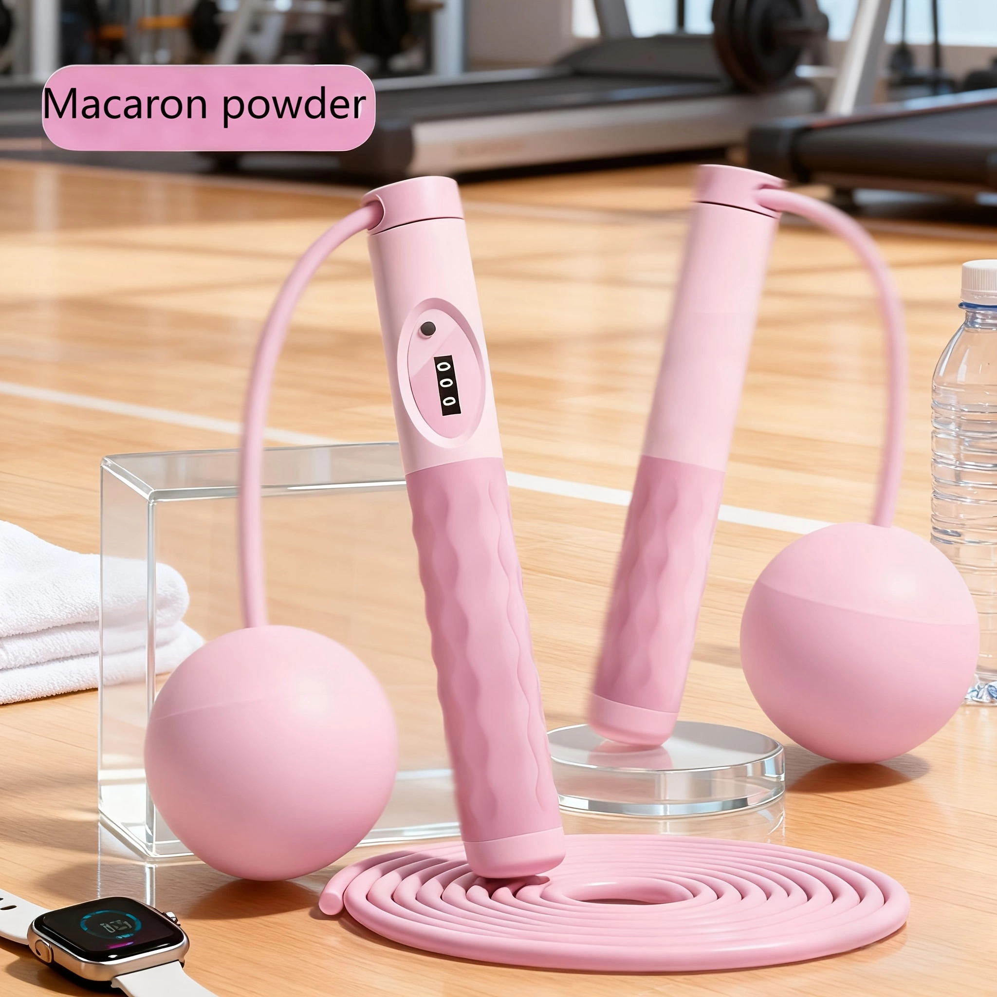 Weighted Jump Rope with Digital Counter for Cardio Training - Image 5