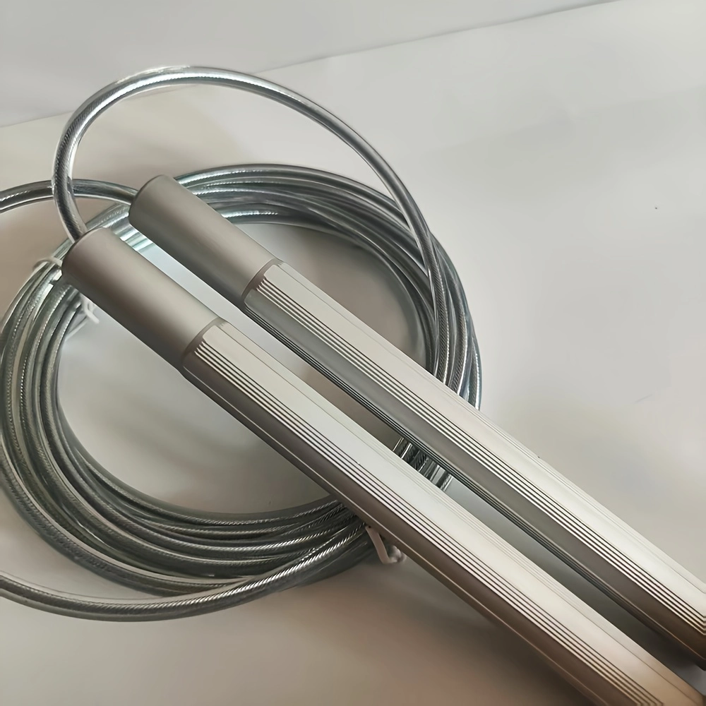 Adjustable Speed Jump Rope with Aluminum Handles and Steel Cable - Image 8