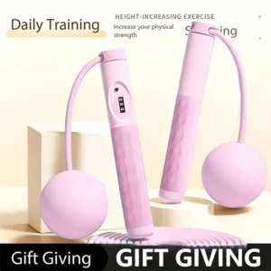 Weighted Jump Rope with Digital Counter for Cardio Training