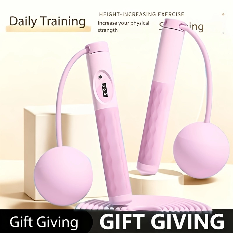 Weighted Jump Rope with Digital Counter for Cardio Training