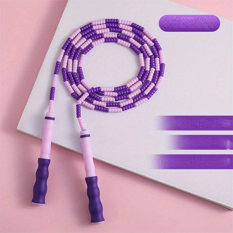 Soft Beaded Jump Rope with Tangle-Free Design for Cardio Training - Image 8
