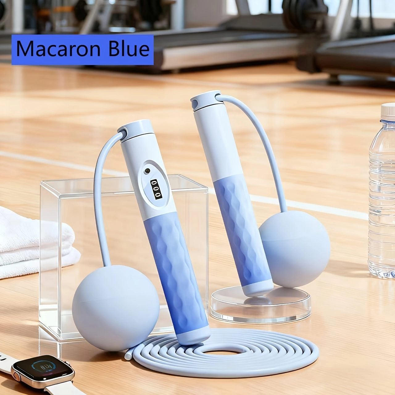 Weighted Jump Rope with Digital Counter for Cardio Training - Image 4