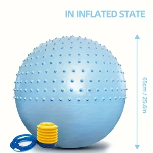 Anti-Burst Yoga Ball for Core Stability and Balance Training