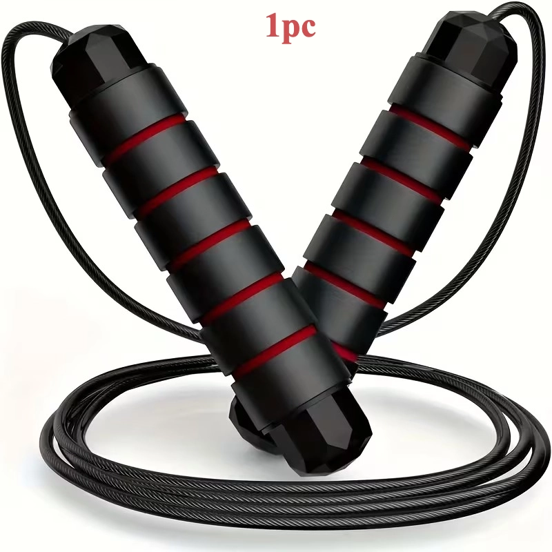 Steel Wire Jump Rope with Non-Slip Handles and Bearing System - Image 2