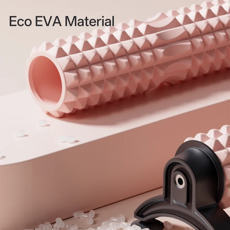 Yoga exercise equipment with support frame and suction cup - Yoga roller foam axis, made of EVA, can be adsorbed on the floor fo - Image 5