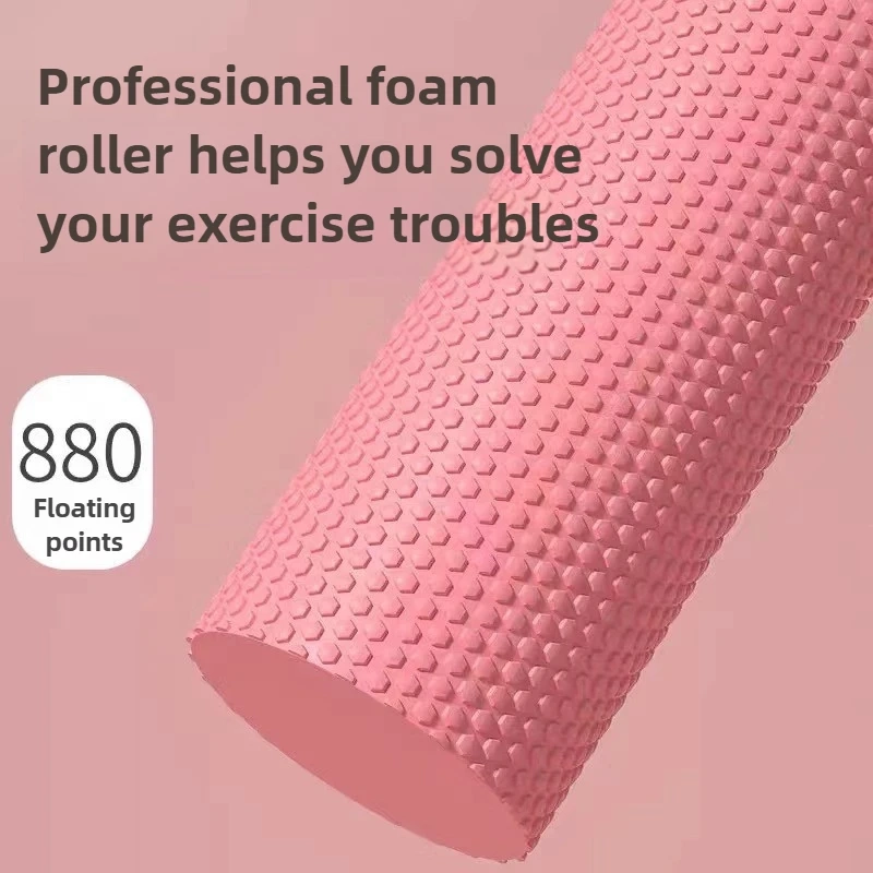 Yoga Roller Round EVA Foam Cylinder Hexagonal Roller for Pilates Exercise Enhanced Home Workouts Diameter 9.6cm Length 30cm - Image 4