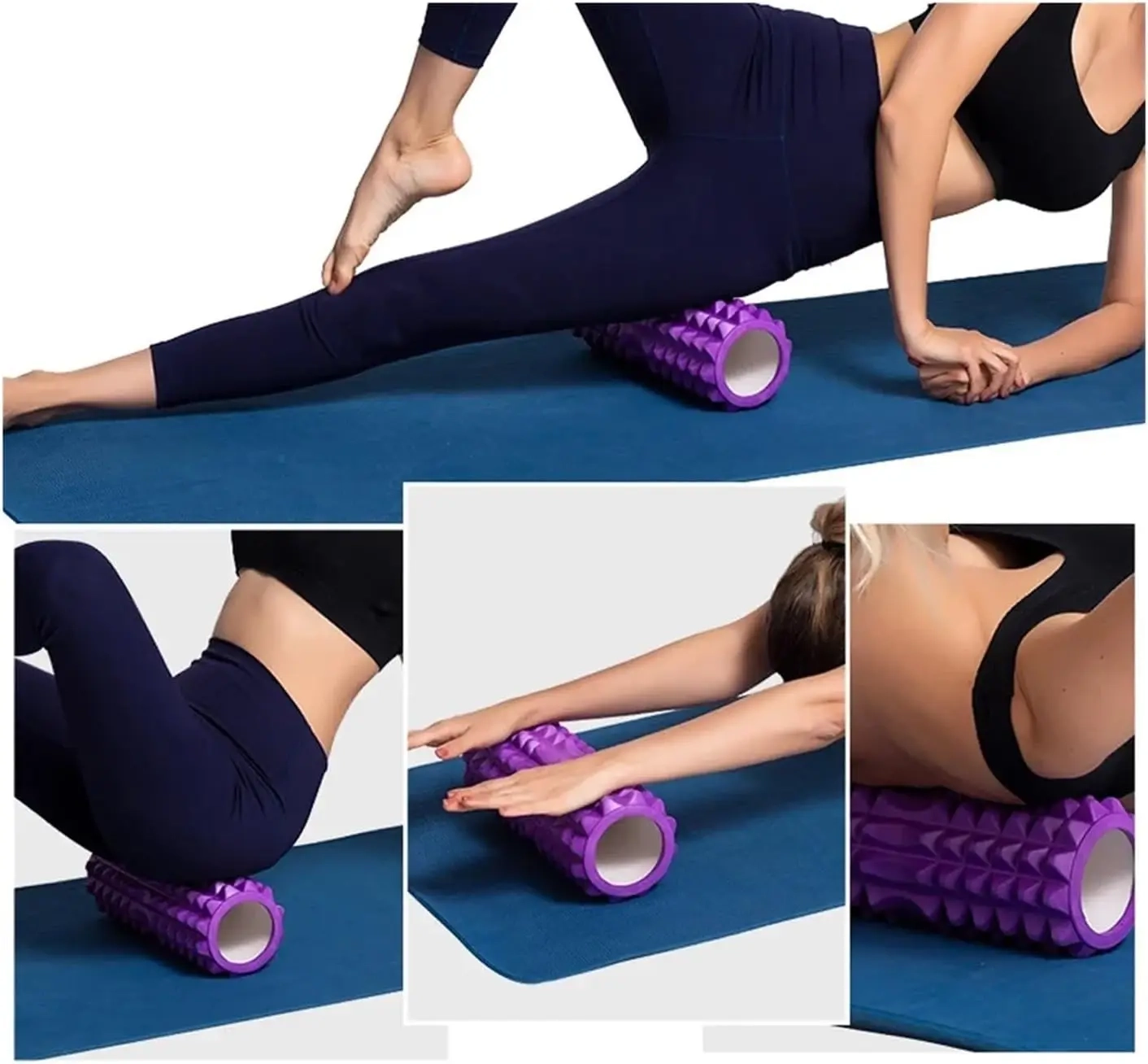 13" High-Density Foam Roller – Firm Smooth Surface for Deep Tissue Massage, Back Pain Relief & Yoga Pilates Core Workouts - Image 4