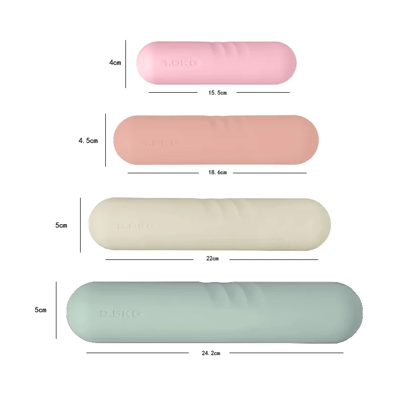 Silicone Non-Slip Dumbbell Set for Home & Pilates - Image 4