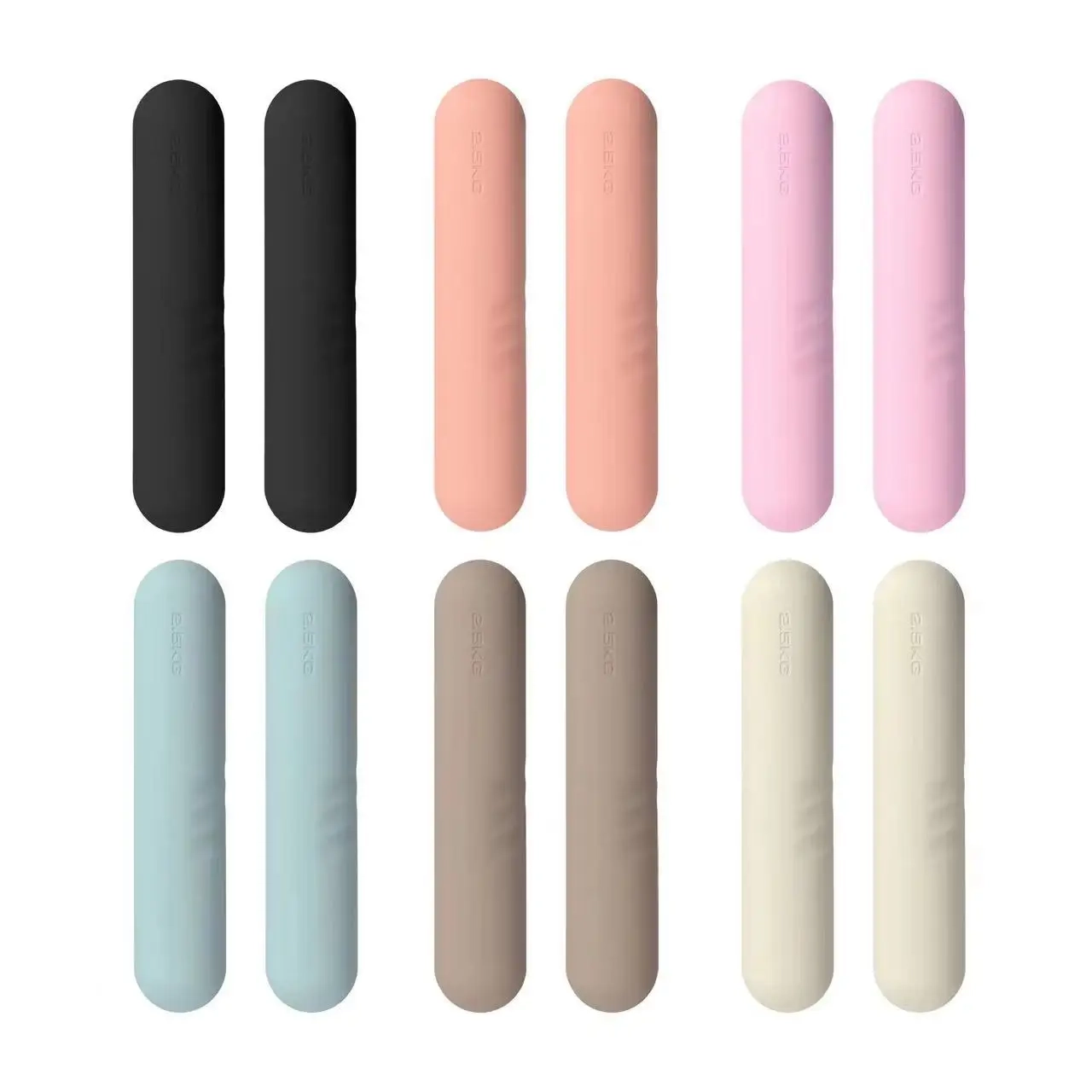 Silicone Non-Slip Dumbbell Set for Home & Pilates