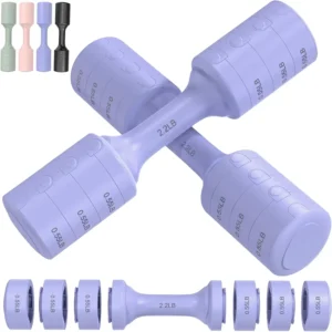 Adjustable Lightweight Dumbbell Set 2.2-5.5lb