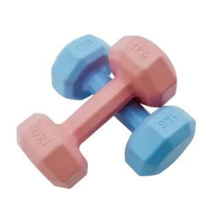 1-10kg Hex Anti-Slip Cement Dumbbell Set