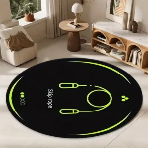 Fluorescent Non Slip Jump Rope Mat for Home Workout Training