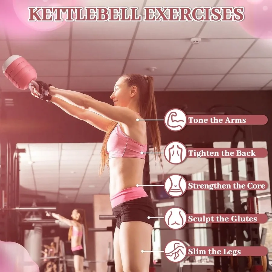 Adjustable Water Kettlebell Set 5-22LB Portable Training - Image 4