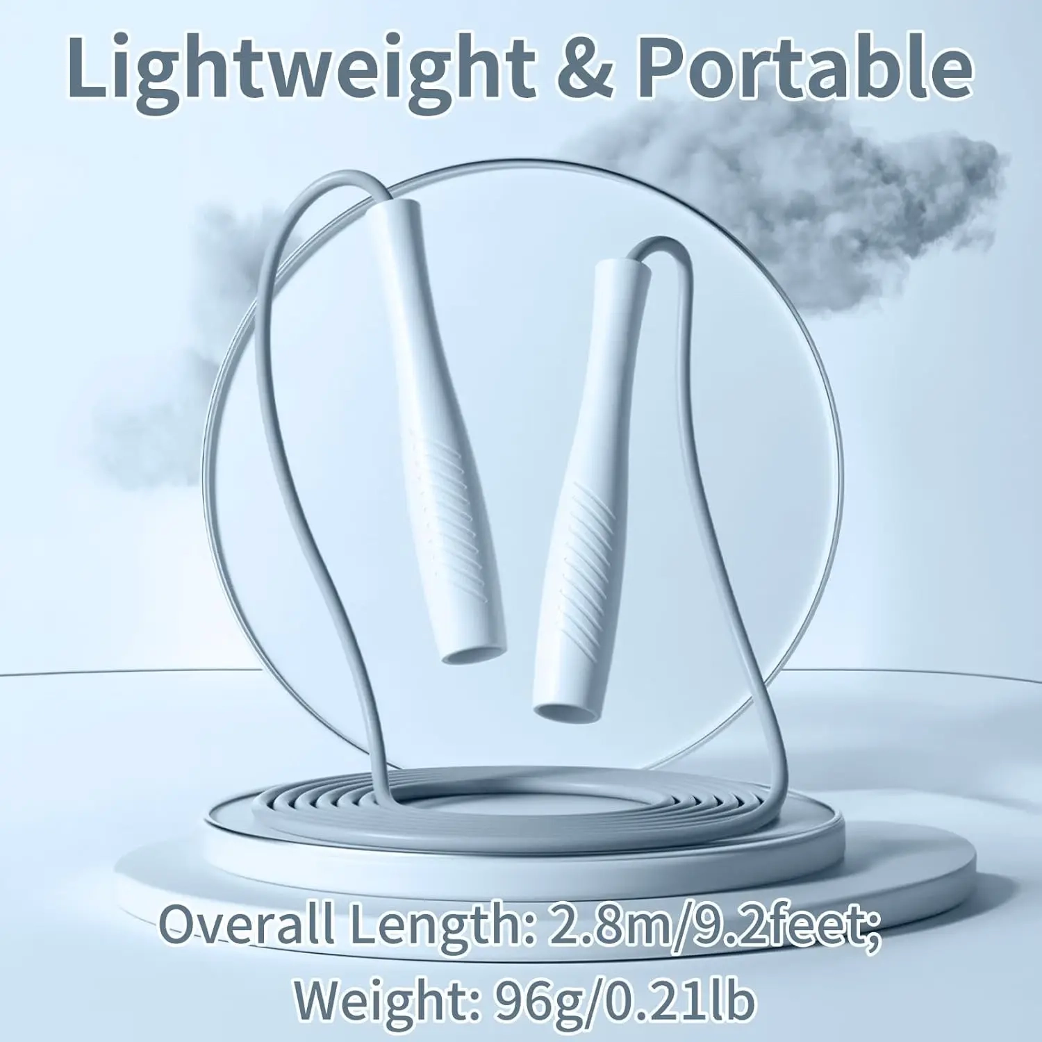 Adjustable Fitness Jump Rope with Anti-Slip Handles - Image 5