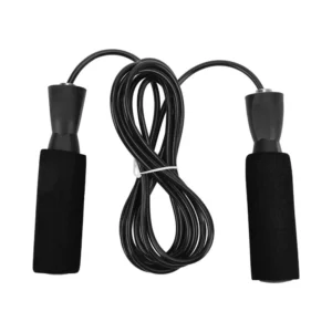 Adjustable Steel Wire Jump Rope with Foam Handles for Cardio Training