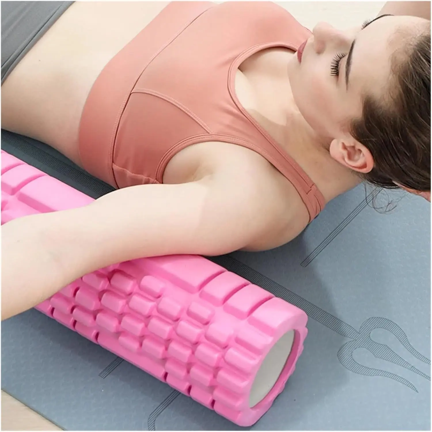 13" High-Density Foam Roller – Firm Smooth Surface for Deep Tissue Massage, Back Pain Relief & Yoga Pilates Core Workouts - Image 5