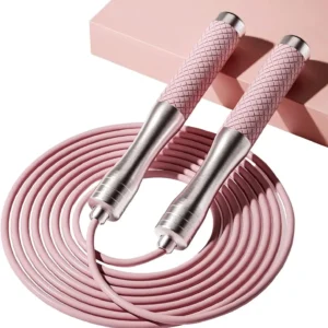 Adjustable Speed Jump Rope with Silicone Grip for Cardio Training