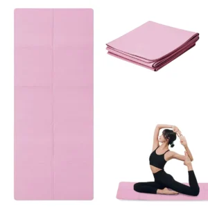 Foldable EVA Yoga Mat for Travel Fitness and Pilates