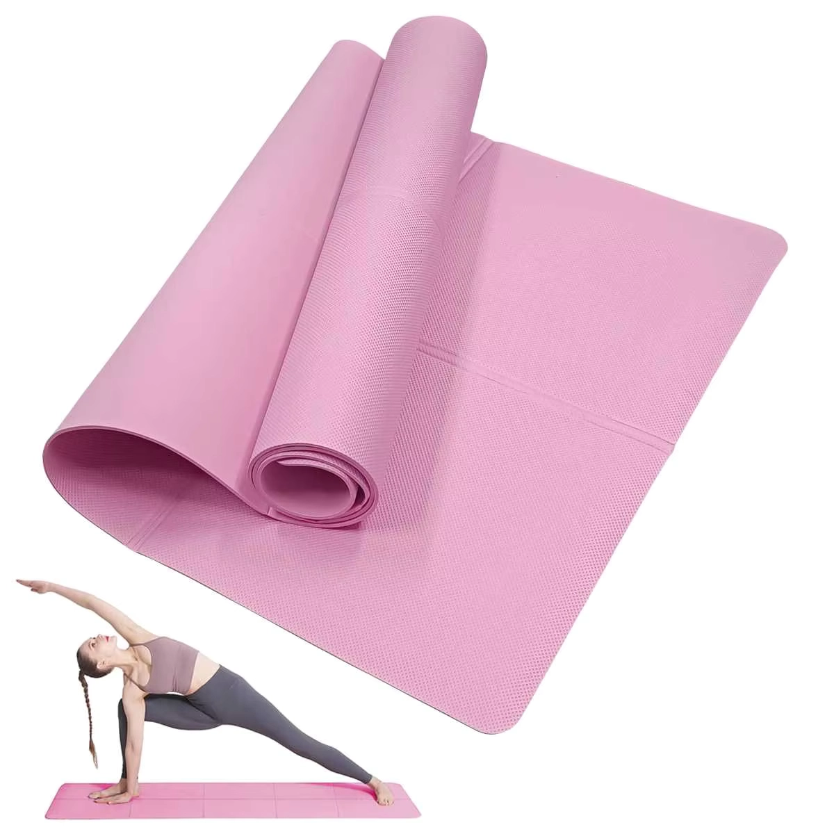 Foldable EVA Yoga Mat for Travel Fitness and Pilates - Image 7