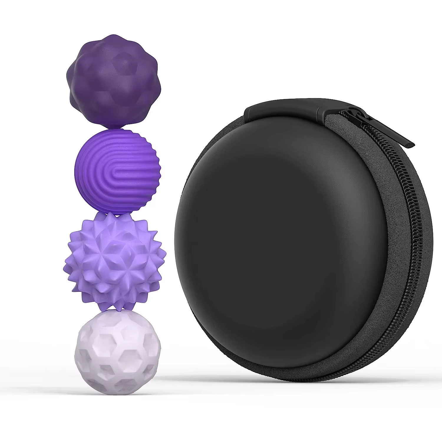 Magnetic Silicone Massage Balls Stress Relief Hand Therapy Set - Image 7