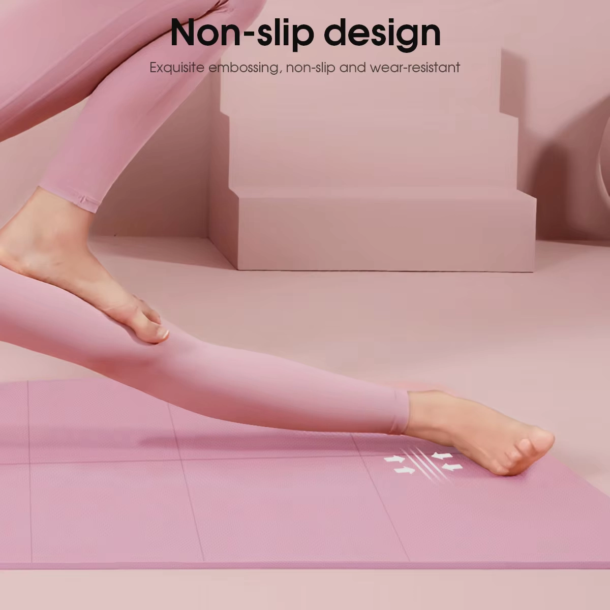 Foldable EVA Yoga Mat for Travel Fitness and Pilates - Image 4