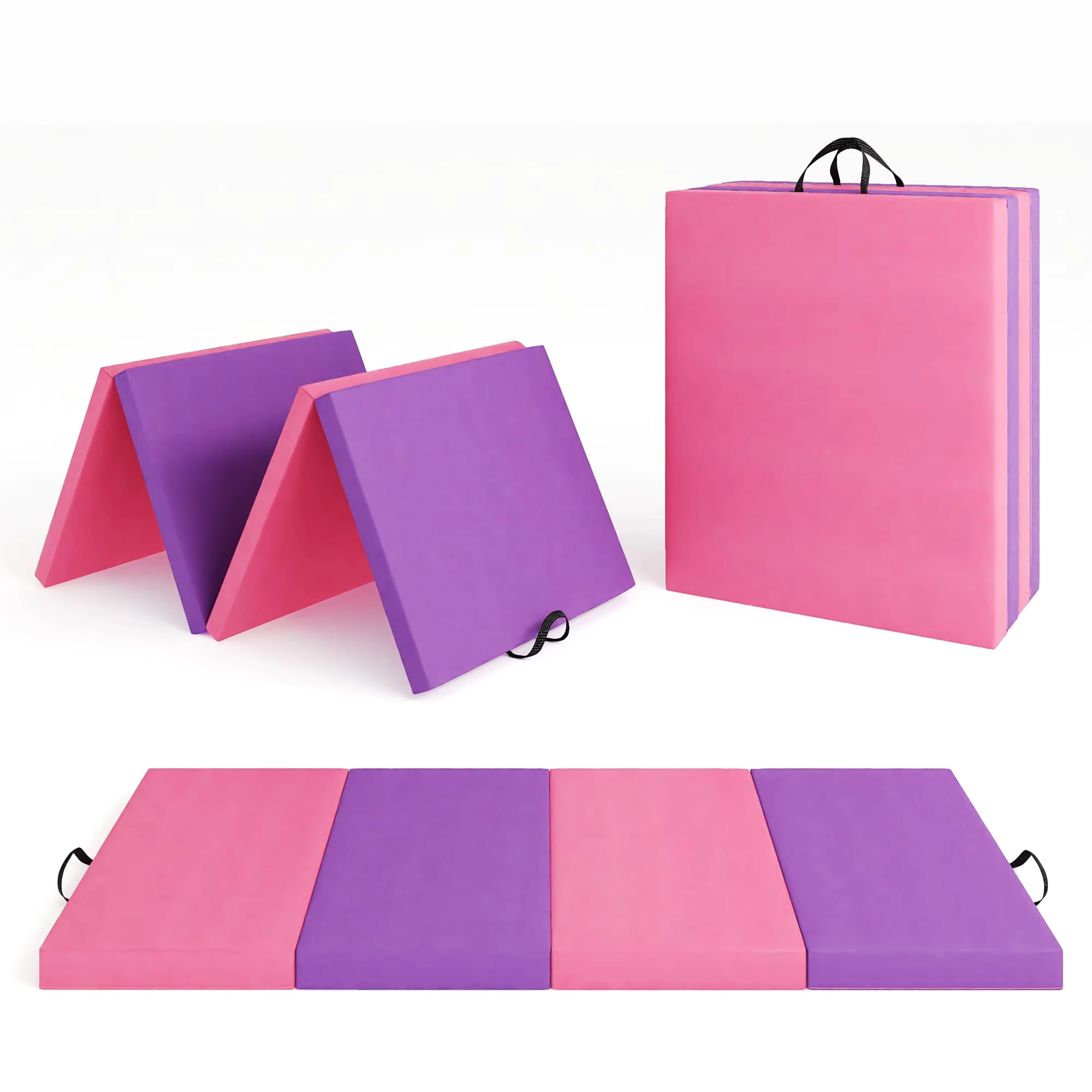 Foldable Gymnastics Exercise Mat for Home Fitness Training - Image 2
