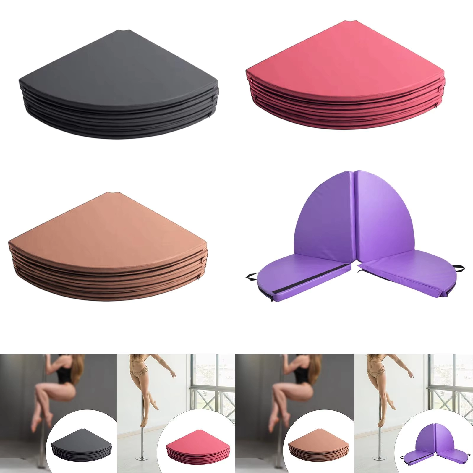 Foldable Thick Yoga Mat for Fitness and Training - Image 4
