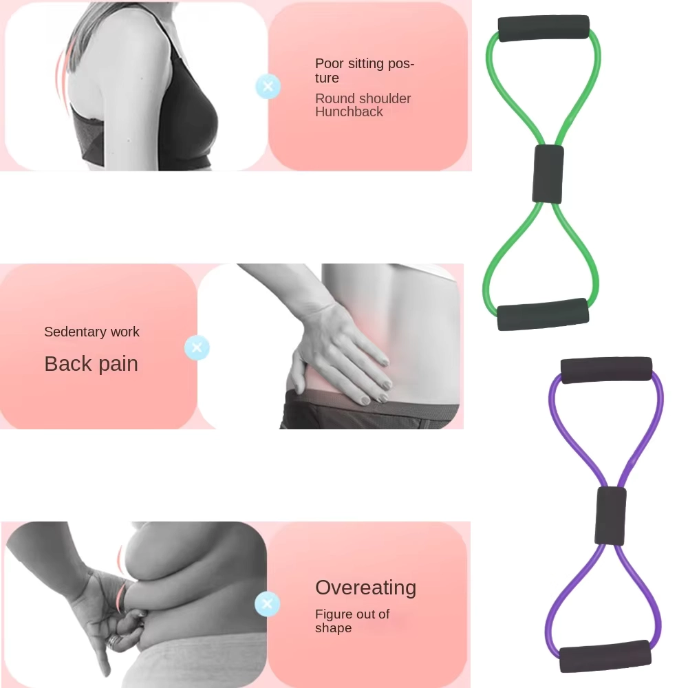 8-Shaped Yoga Stretch Band for Shoulder and Chest Flexibility Training - Image 5