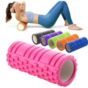 13" High-Density Foam Roller – Firm Smooth Surface for Deep Tissue Massage, Back Pain Relief & Yoga Pilates Core Workouts