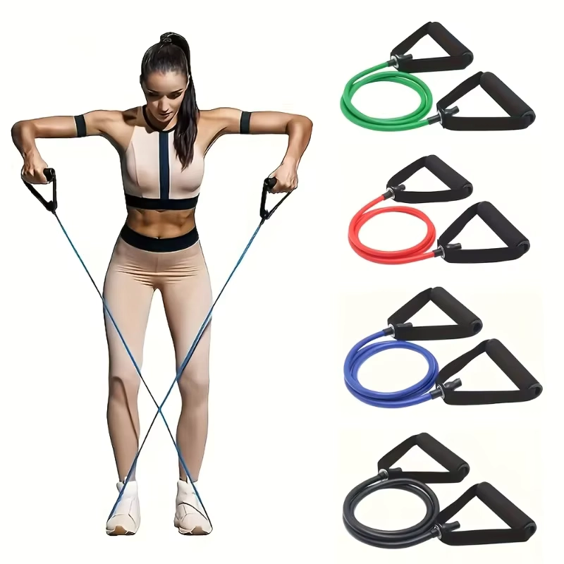 Resistance Band Set 4 Levels with Handles Door Anchor