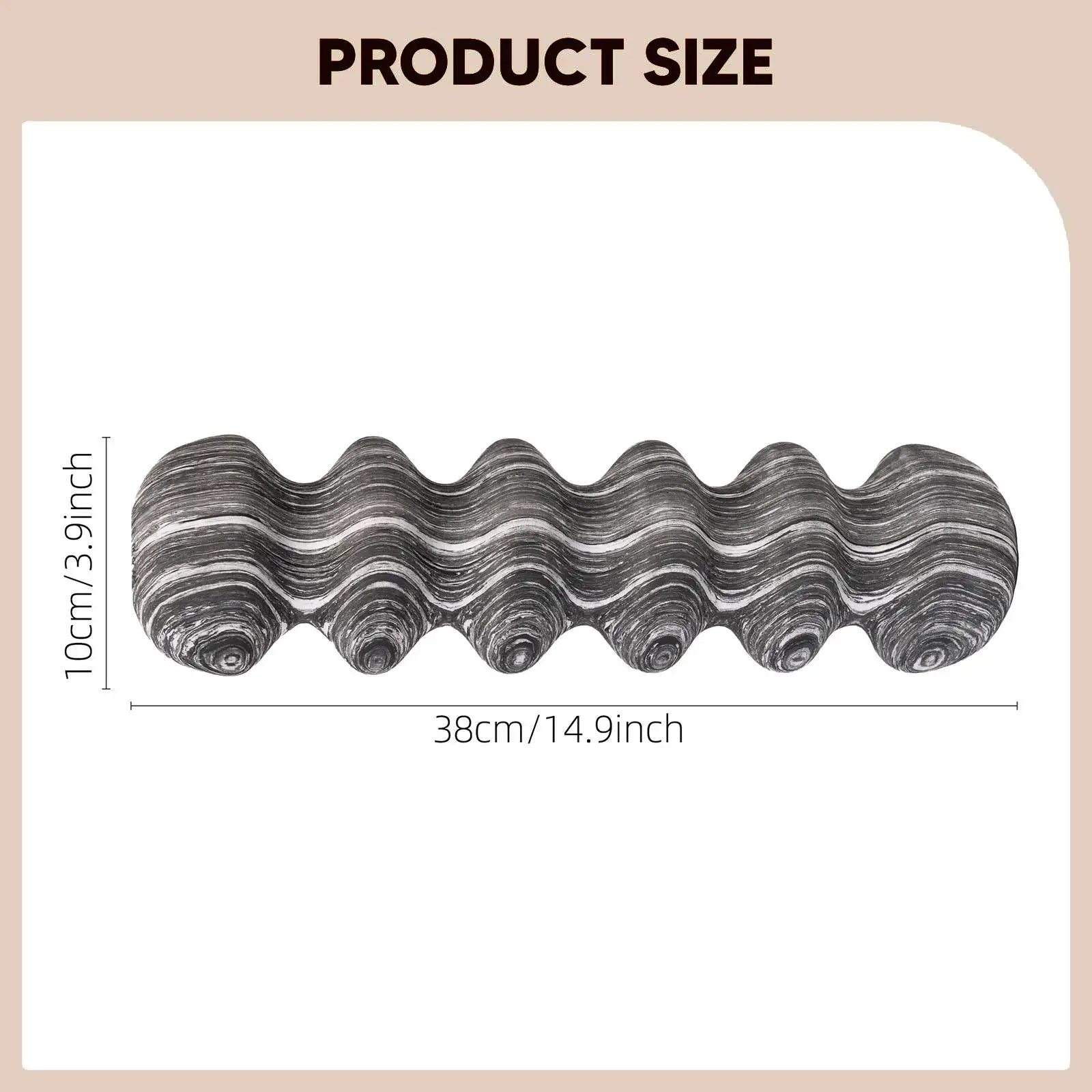 EVA Foam Fitness Roller Deep Tissue Massage Tool Muscle Recovery Roller for Yoga Pilates Gym - Image 3