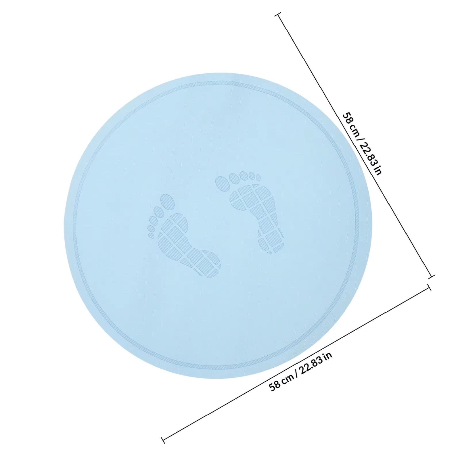 Round Jump Rope Mat with Shock Absorption and Non Slip Base - Image 6