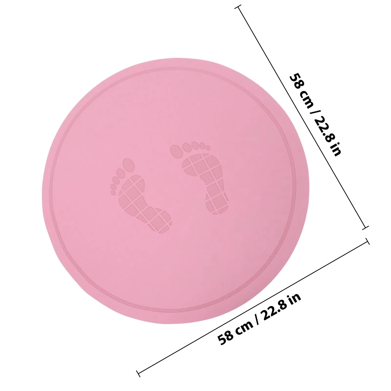 Round Jump Rope Mat with Shock Absorption and Non Slip Base - Image 7