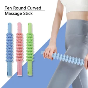 1pcs Bendable Muscle Roller Stick Multi-Function Fascial Massage Cellulite Removal Lymphatic Circulation Sore Muscle Relief