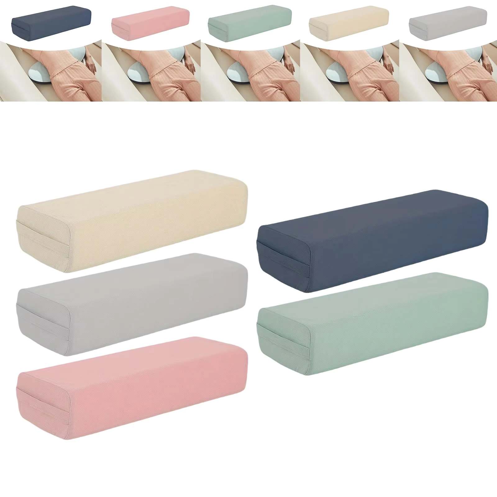 Yoga Bolster Pillow for Stretching - Image 3