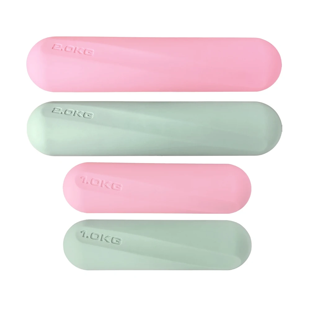 1kg Non-Slip Portable Silicone Dumbbell Set - Image 3