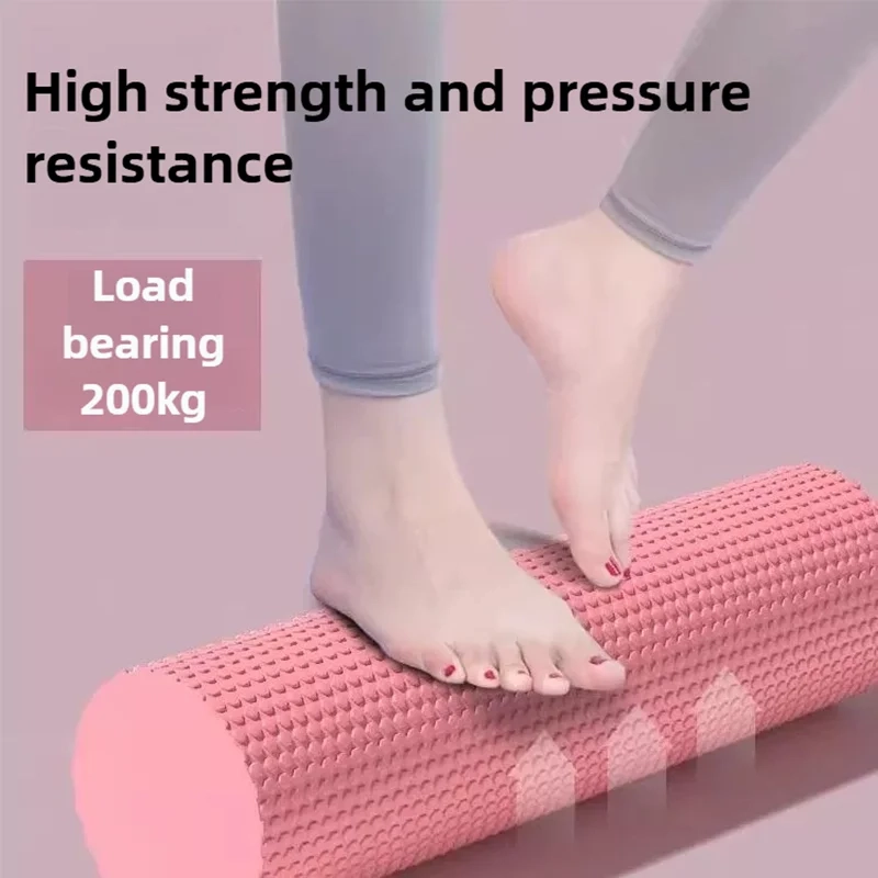 Yoga Roller Round EVA Foam Cylinder Hexagonal Roller for Pilates Exercise Enhanced Home Workouts Diameter 9.6cm Length 30cm - Image 5