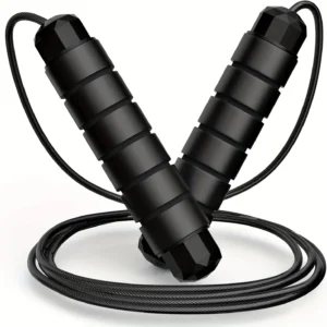 Speed Jump Rope with Foam Handles for Cardio and Endurance Training